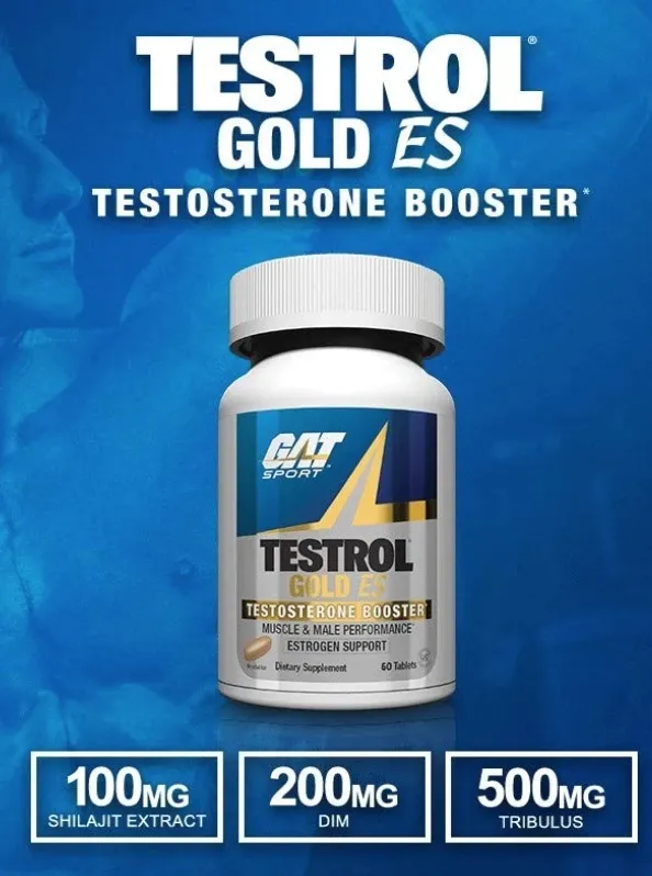 GAT SPORT TESTROL GOLD ES PRECURSOR NATURAL TESTOSTERONA 60 TABLETAS