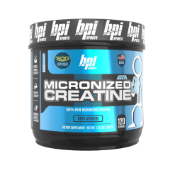 BPI SPORTS MICRONIZED CREATINE CREATINA 600 GR 120 PORCIONES