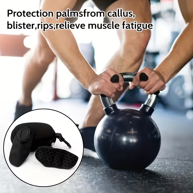 Dos Almohadillas Antideslizantes de Agarre para Fitness