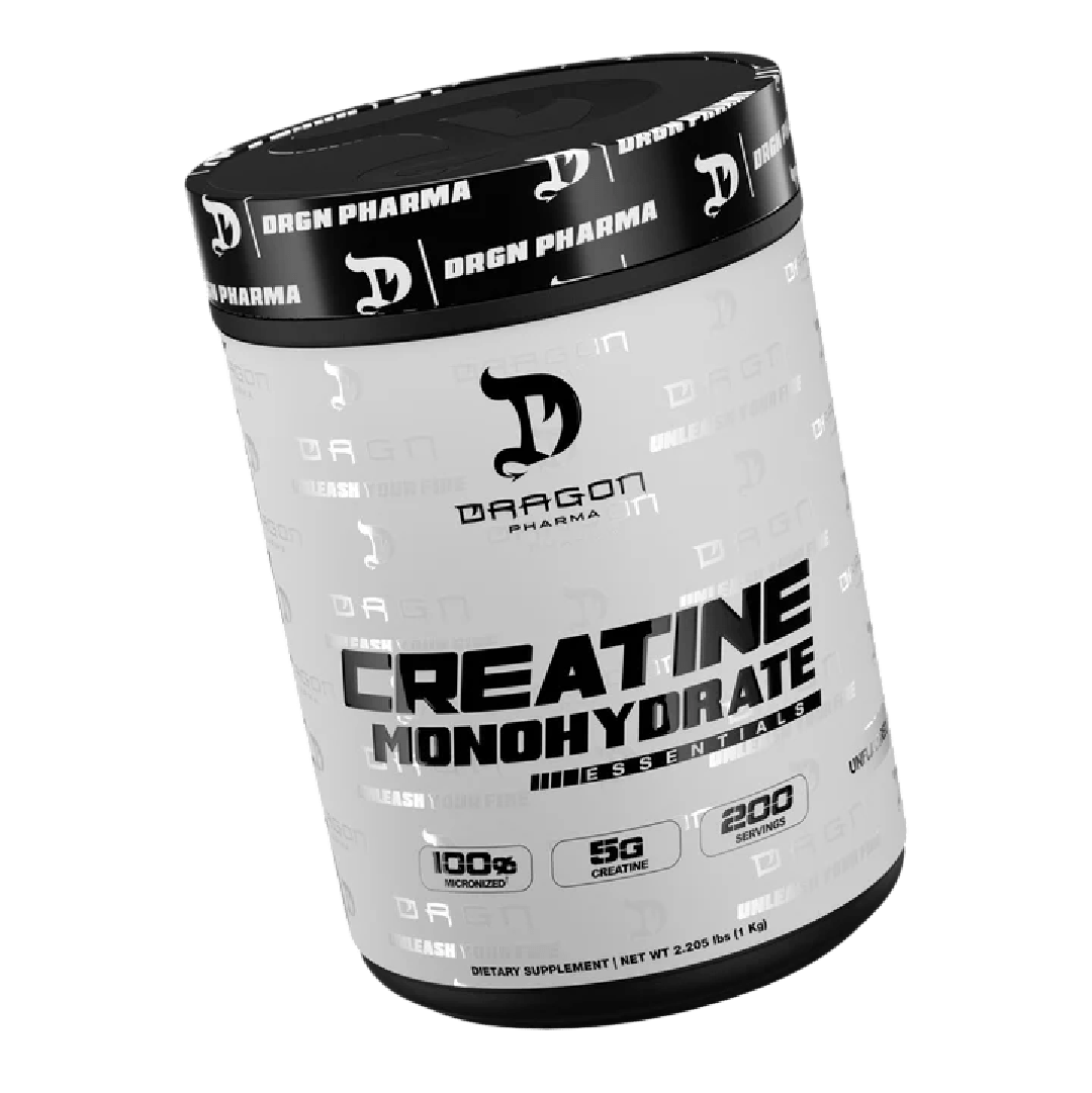 CREATINE MONOHYDRATE 1000 GRMS Dragon Pharma’s 200 PORCIONES