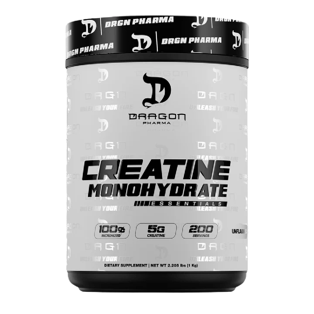 CREATINE MONOHYDRATE 1000 GRMS Dragon Pharma’s 200 PORCIONES