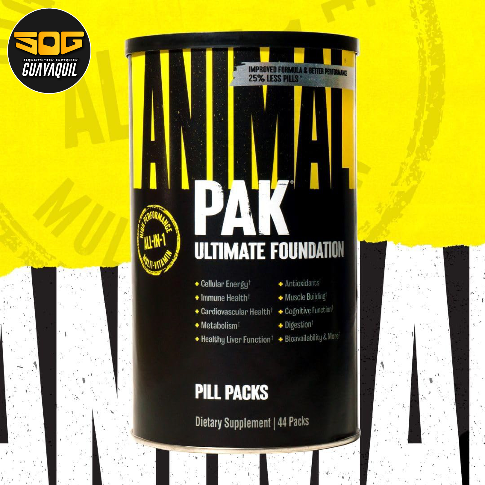 MULTIVITAMÍNICO ANIMAL PAK 44 PACK